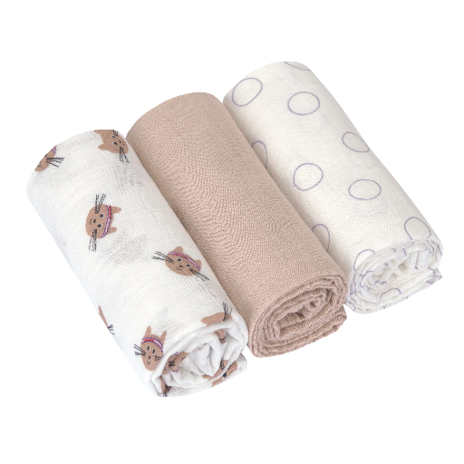 [570051] Laessig | Tetra Doek Tiny Team Cat 60x60cm 3-pack