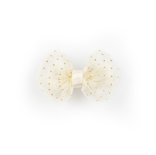 [570062]  Busy Lizzie | Haarspeld Bow Dots Cream