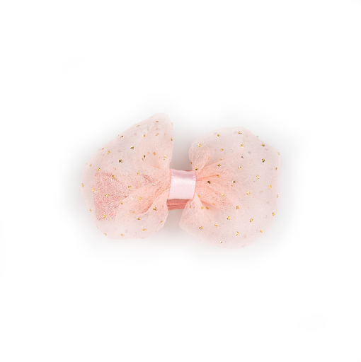 [570064]  Busy Lizzie | Haarspeld Bow Dots Pink