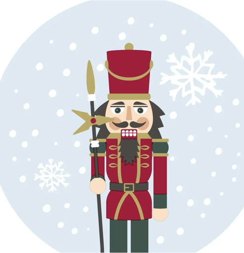 [570139] Duni | Servetten Snowy Nutcracker Airlaid 33x33cm 12-pack