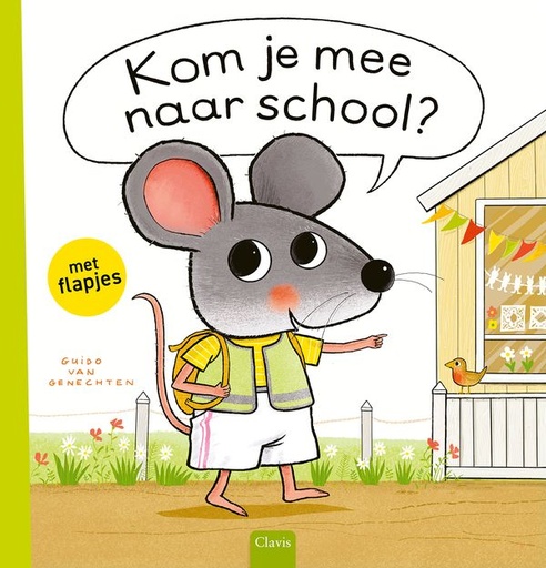 [570144] Clavis | Boek Kom Je Mee Naar School - Guido Van Genechten