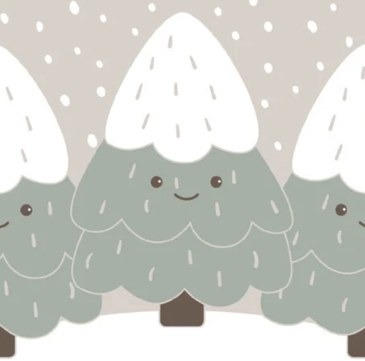 [570156] Duni | Servetten Cute Trees 3-laags 33x33cm 20-pack