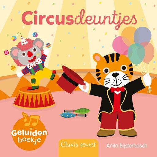 [570178] Clavis | Boek Circusdeuntjes Geluidenboekje - Anita Bijsterbosch