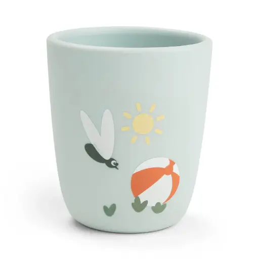 [570312] Done by Deer | Drinkbeker Mini Mug Playground Blue  Siliconen Blauw