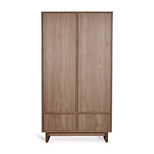 [570445] Quax | Kast Kyo 2-deurs Walnut 110x58x189cm