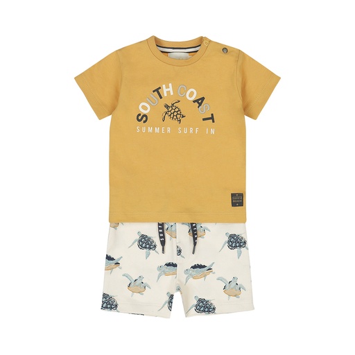 Dirkje | Outfit Boys Santa Monica Camel 2-delig