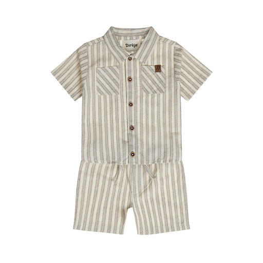 Dirkje | Outfit Boys Paradise Off white 2-delig 