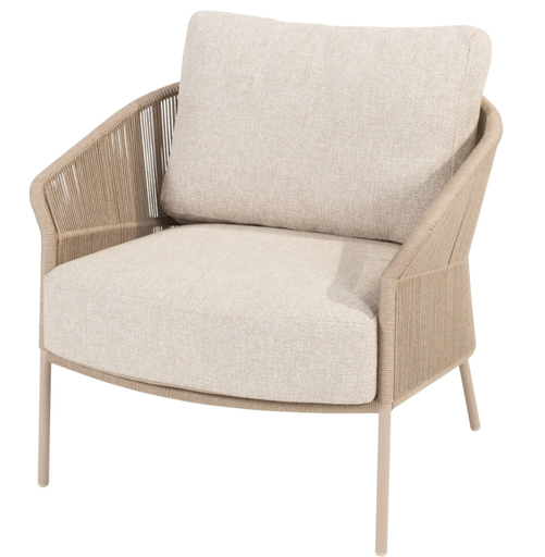 [571131] 4SO | Tuinstoel Florence Living Chair Latte met 2 Kussens