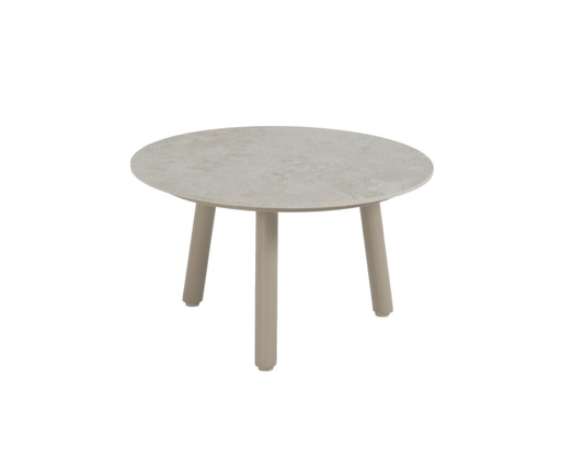 [571139] 4SO | Tuintafel Salute Coffee Table Ceramic Latte Round Ø60cm H35 