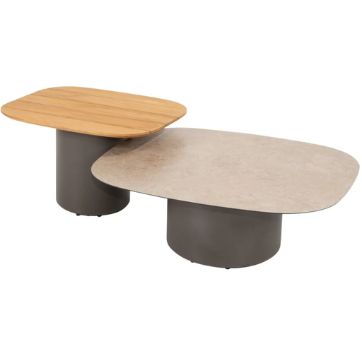[571184] 4SO | Tuintafel Demi Coffee Table Set Terre 50X60/70X80 cm 2-delig