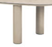 [571192] 4SO | Poten Tuintafel Denia Dining Table LEGS Latte Ceramic Print  240x105 en 290x110cm 