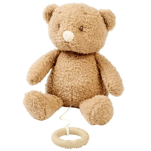 [571285] Nattou | Muziektrekker Teddy Babybeer Beige 25cm