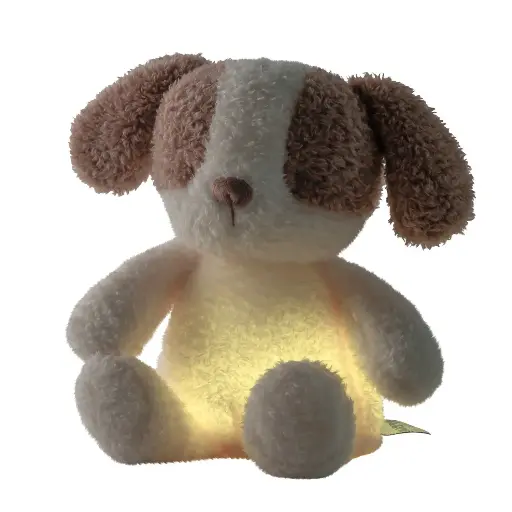 [571292] Nattou | Slaapknuffel Teddy Hond Nachtlamp Vanille 25cm