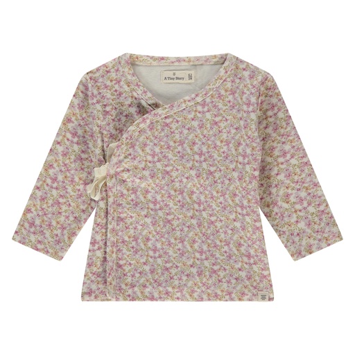 A Tiny Story | T-shirt Girls Overslag Longsleeve  Multicolor