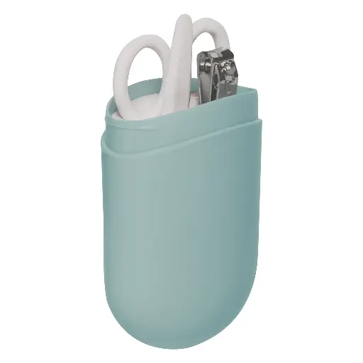 [571980] Luma | Manicureset Nagelschaar/Nagelknipper/Nagelvijl Ice Blue Blauw