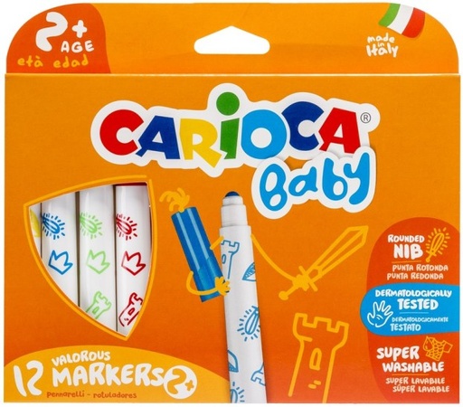 [572090] Carioca | Stift Baby Afwasbare Inkt +2Y 10-pack