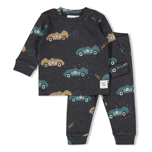 Feetje | Pyjama Ricky Racer Premium Sleepwear Anthracite Melange