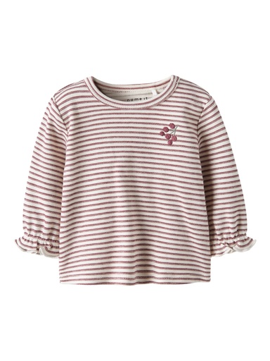 Name it | T-shirt Girls Nbfbripa Longsleeve Oxblood Red