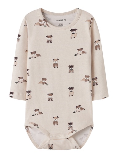 Name it | Body Boys Nbmtusher Longsleeve Peyote Melange