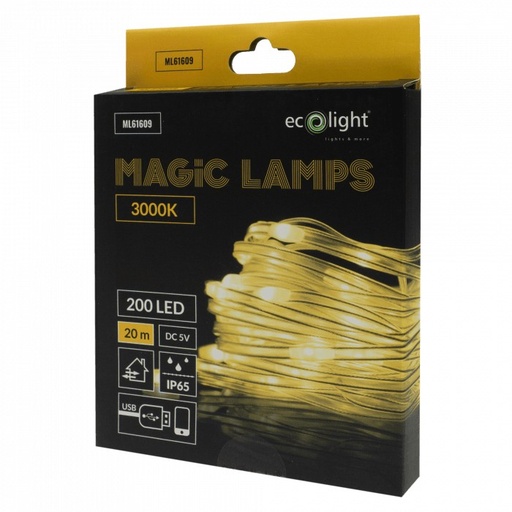 [572779] Mary’s | Lamp Magic Lamps 200Led Warmwit 20m
