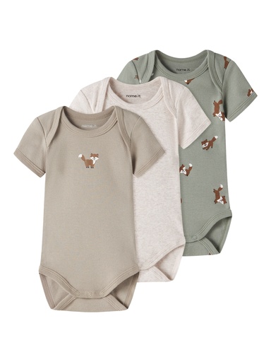 Name it | Body Boys Fox Shadow/Aluminum 3-pack