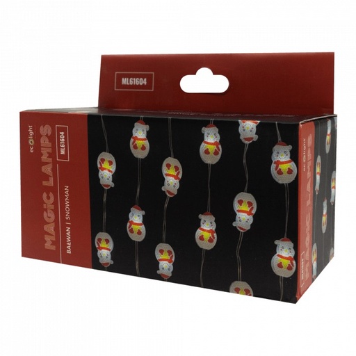 [572833] Mary’s | Lamp Magic Lights Snowman 50Led 5m