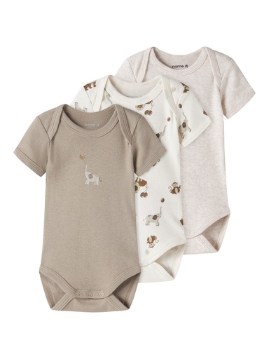 Name it | Body Uni Animal Jet Stream/Aluminum/Peyote Melange 3-pack