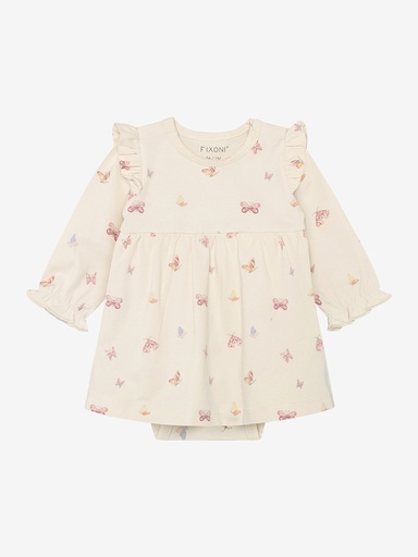 Fixoni | Jurk Girls Longsleeve Bleached Mauve