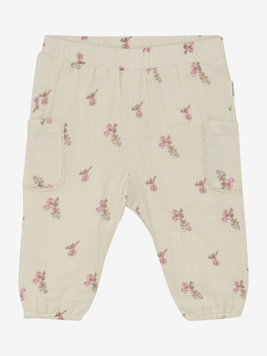 Minymo | Broek Girls Flower White Swan