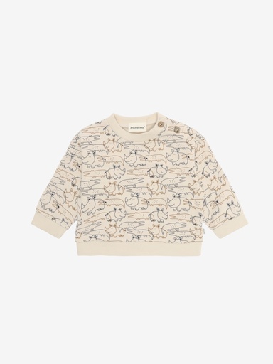 Minymo | Sweater Boys White Swan