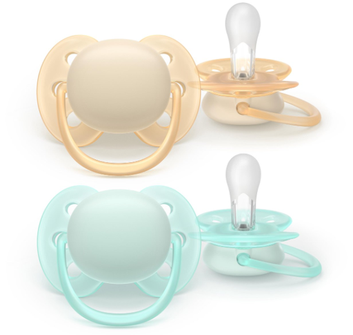 [573858] Avent | Fopspeen Ultra Soft Neutraal +0m 2-pack 