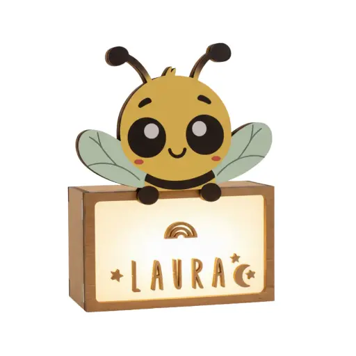 [573885] Vintiun | Lamp Bij Led incl. Zelfklevende Letters