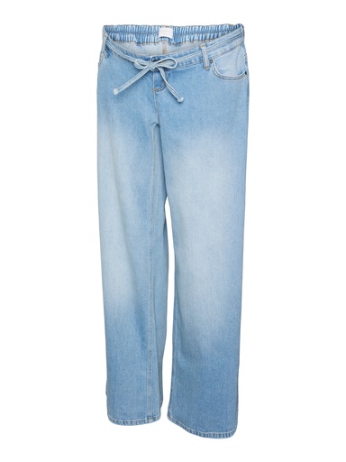 Mamalicious | Broek Mlfula Wide Lege Denim Light Blue