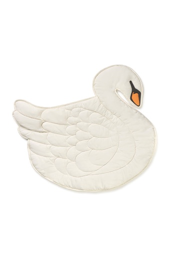 [574368] Lorena Canals | Speeltapijt Swan Wit 100x110cm
