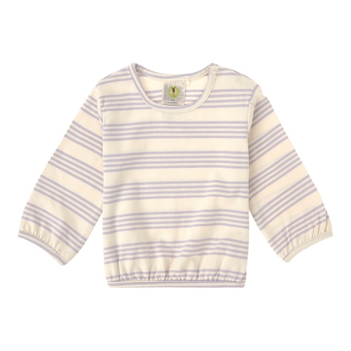 Laessig | T-Shirt Longsleeve Striped Pastel Lilac