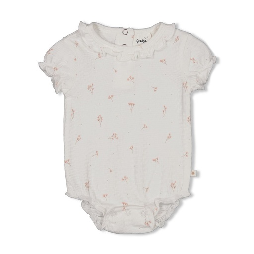 Feetje | Body Girls Delicate Flower Off White