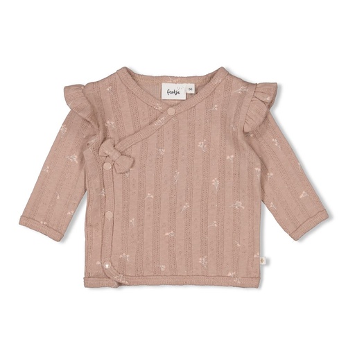 Feetje | T-shirt Girls Delicate Flower Taupe