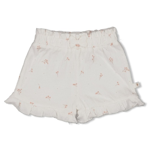 Feetje | Short Girls Delicate Flower Off White