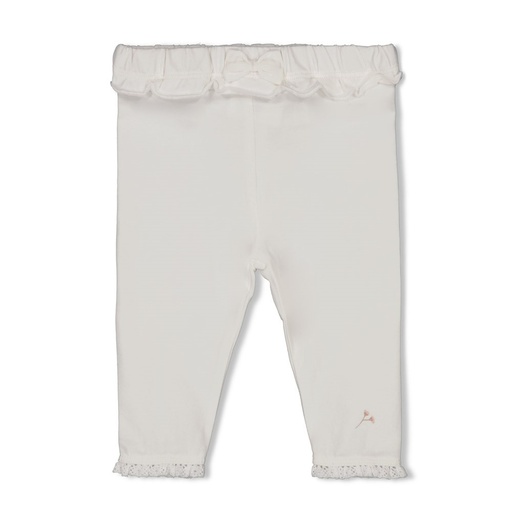 Feetje | Legging Girls Delicate Flower Off White