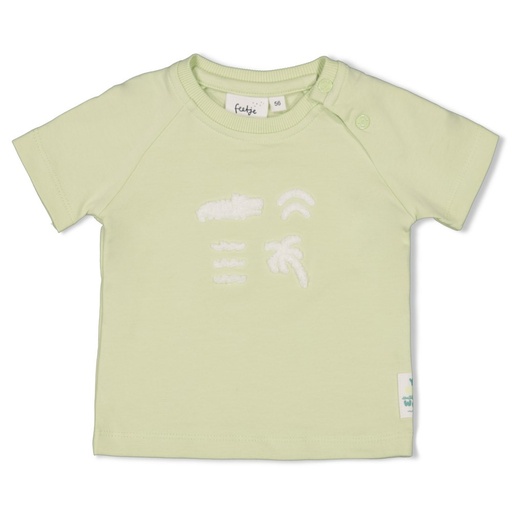 Feetje | T-shirt Boys You Croc My World Lime