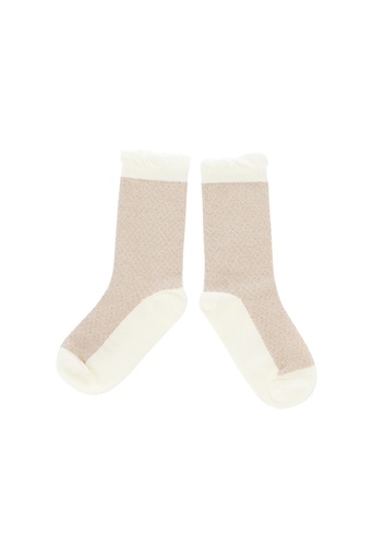 Le Chic | Kousen Girls Rhondy Glitter Gold/Pearl  