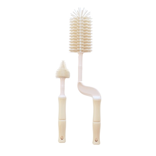 [575822] Bo Jungle | Flessenborstel B-Bootle Brush Set Silicone Borstelharen Dune