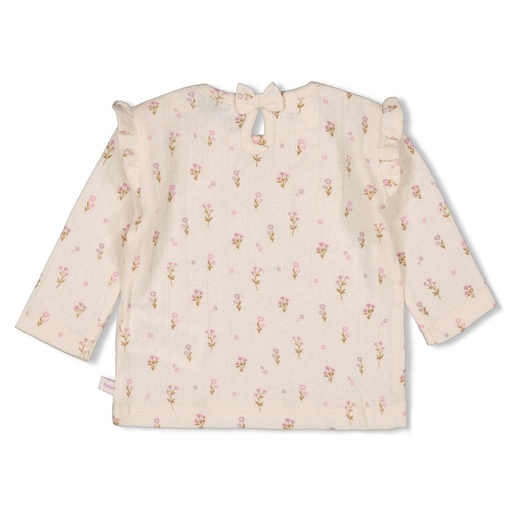 Feetje | T-shirt Girls Flower Ranch Longsleeve Off White