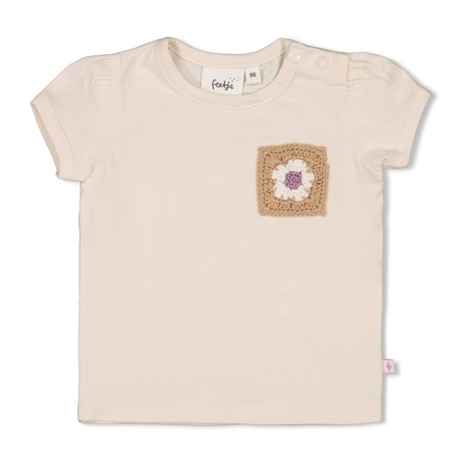 Feetje | T-shirt Girls Flower Ranch Off White