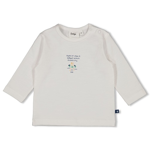 Feetje | T-shirt Boys Seaside Happiness Off White