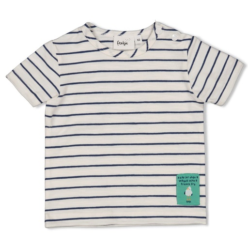 Feetje | T-shirt Boys Seaside Happiness Off White