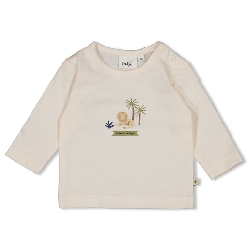 Feetje | T-shirt Boys Safari Savage Longsleeve Off White