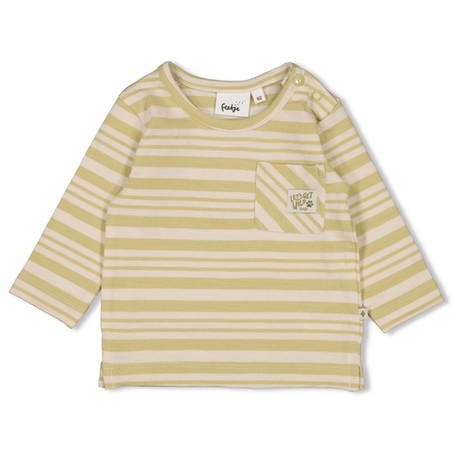 Feetje | T-shirt Boys Safari Savage Longsleeve Green
