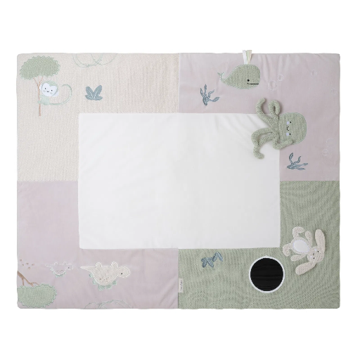 [576641] Baby's Only | Parklegger Animals Laurel Green/Warm Linnen 75x95