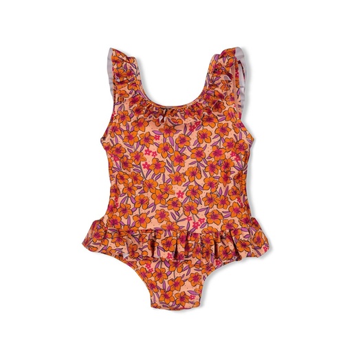 Feetje | Badpak Girls Love Peace Aloha Peach